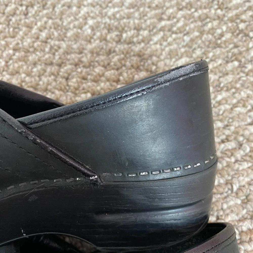 Dansko Matte Black Nursing Clogs - Picture 4 of 7